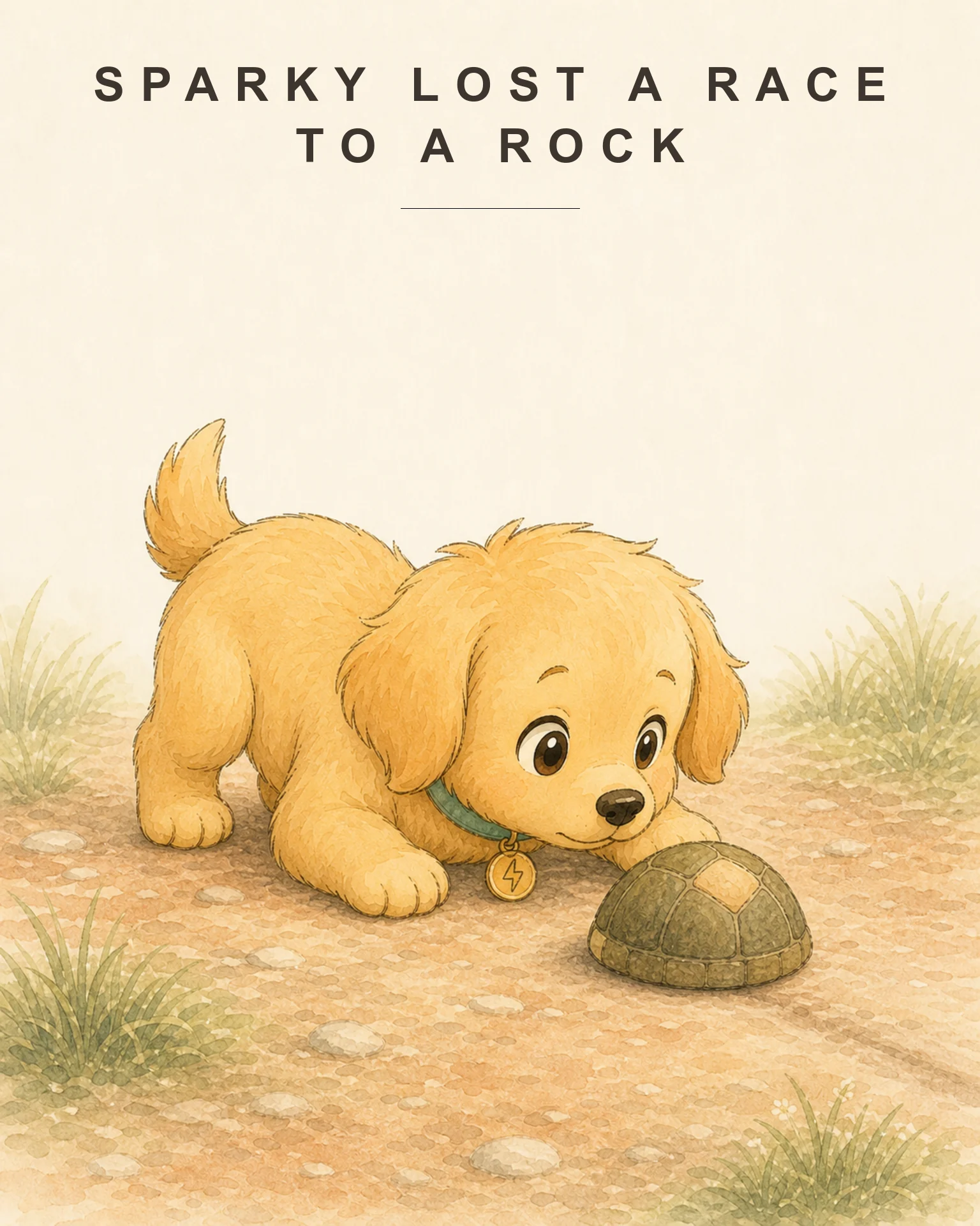 Cover of Sparky Lost a Race to a Rock