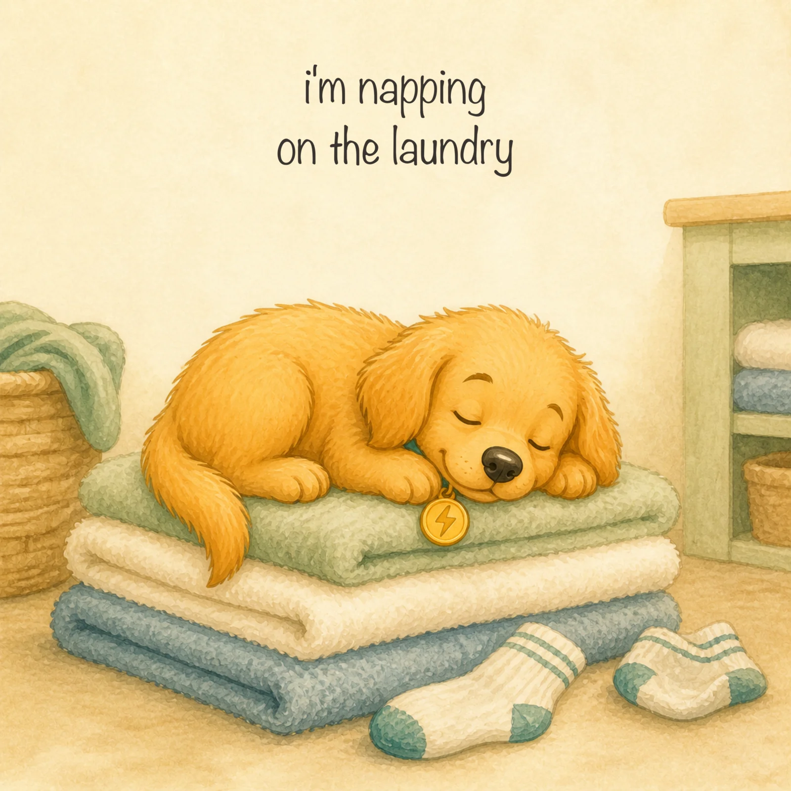 Cover of I'm Napping On The Laundry