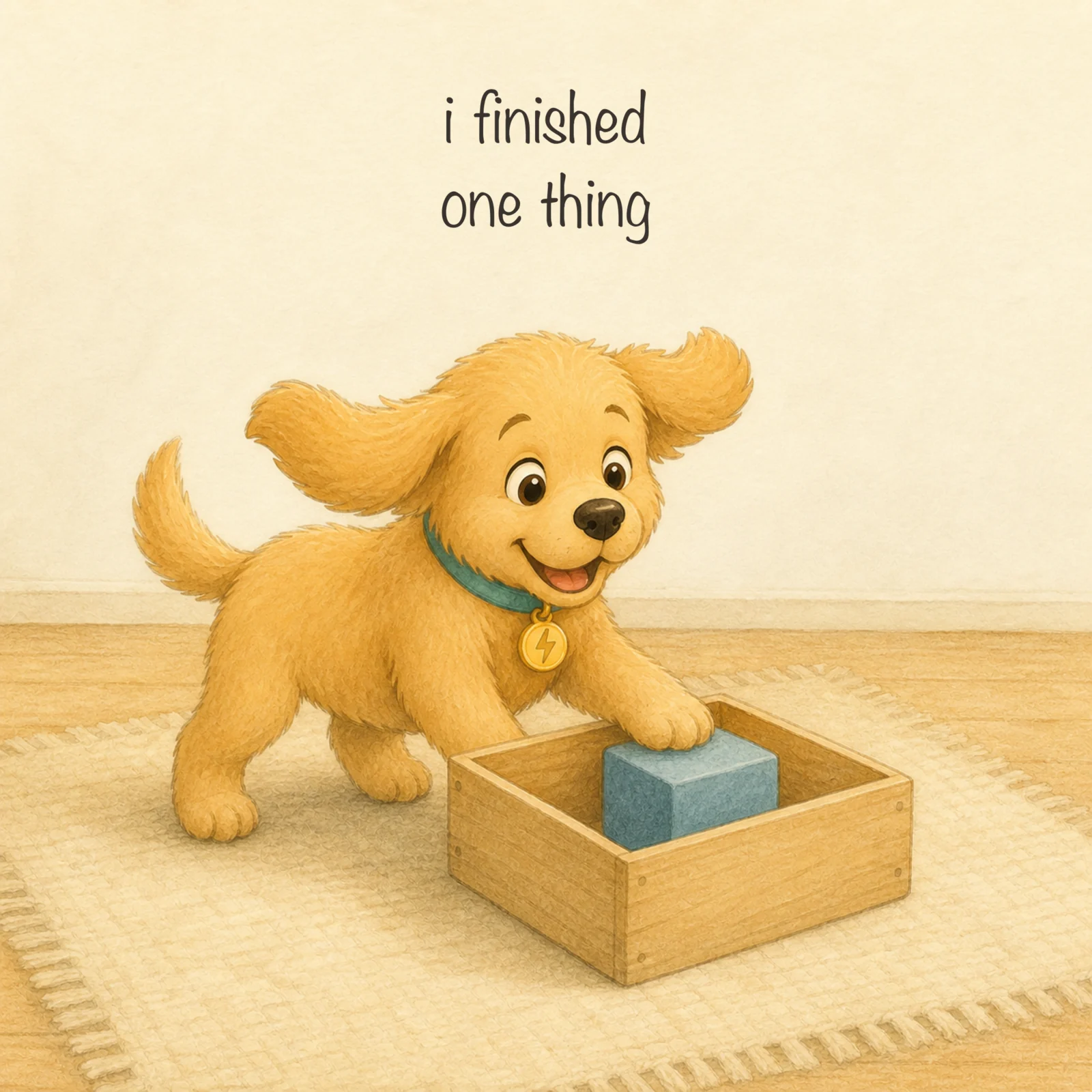 I Finished One Thing, page 1 of 1