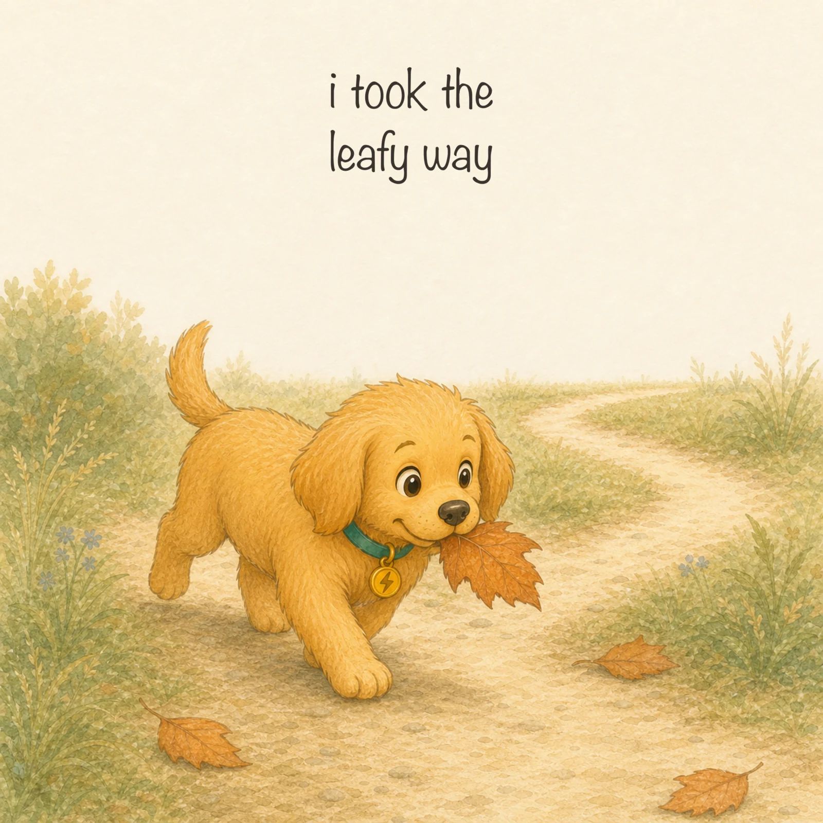 I Took The Leafy Way, page 1 of 1