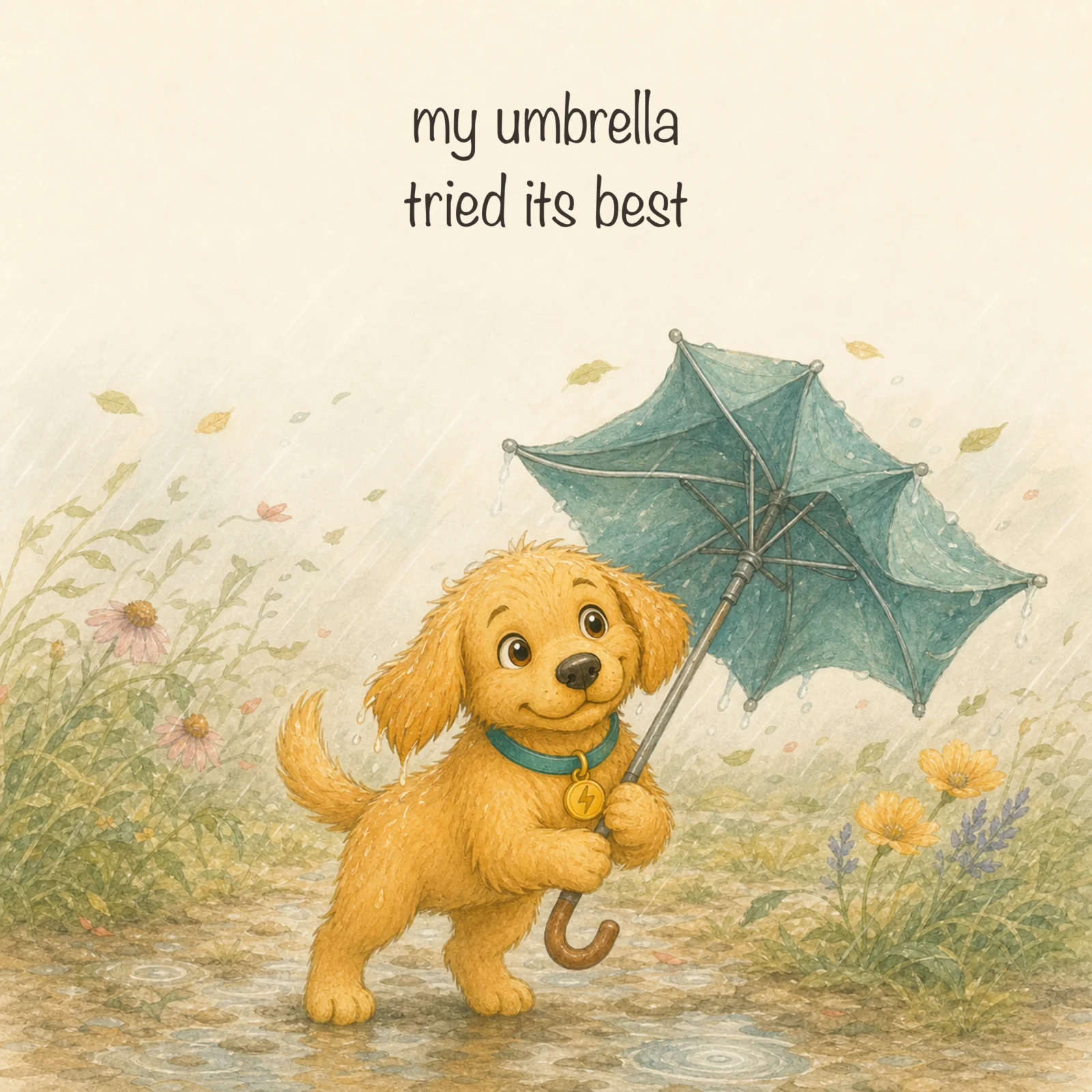 My Umbrella Tried Its Best, page 1 of 1