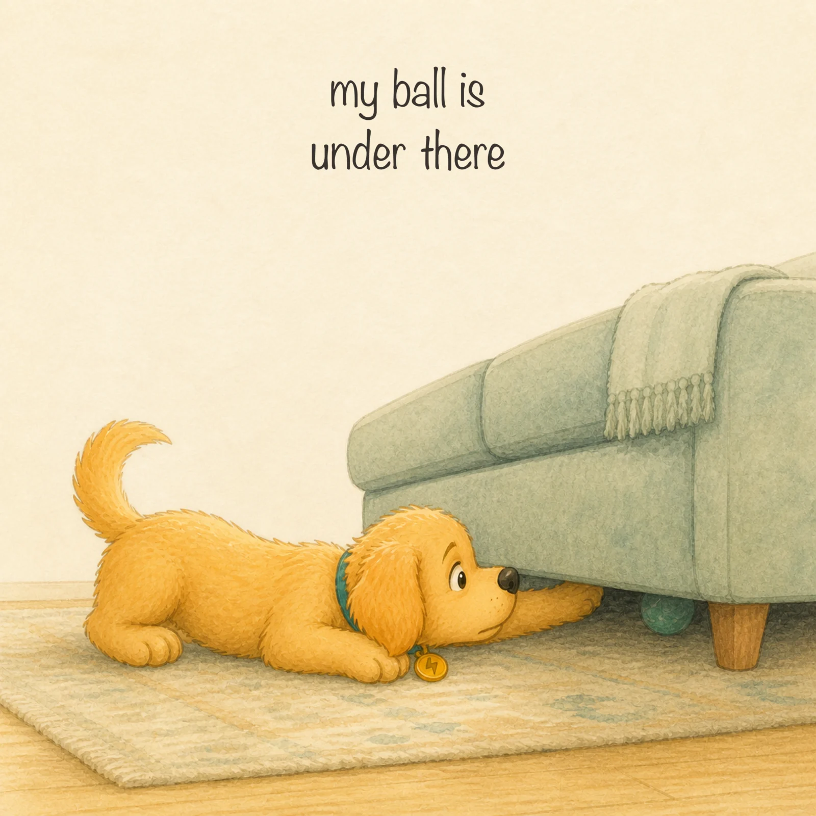 My Ball Is Under There, page 1 of 1