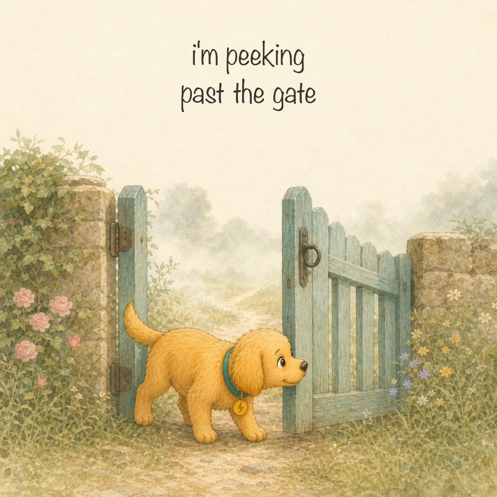 Cover of I'm Peeking Past The Gate