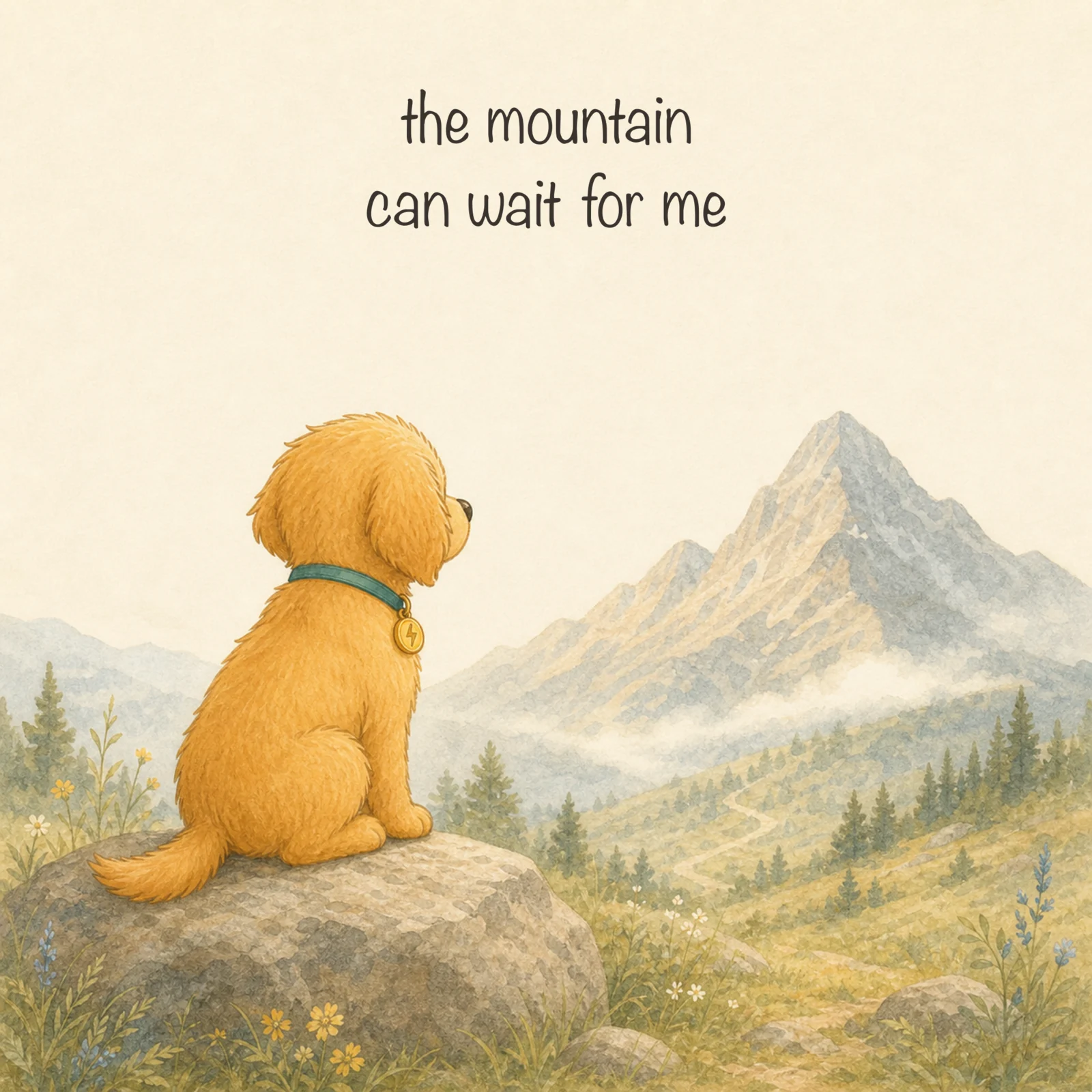 Cover of The Mountain Can Wait For Me