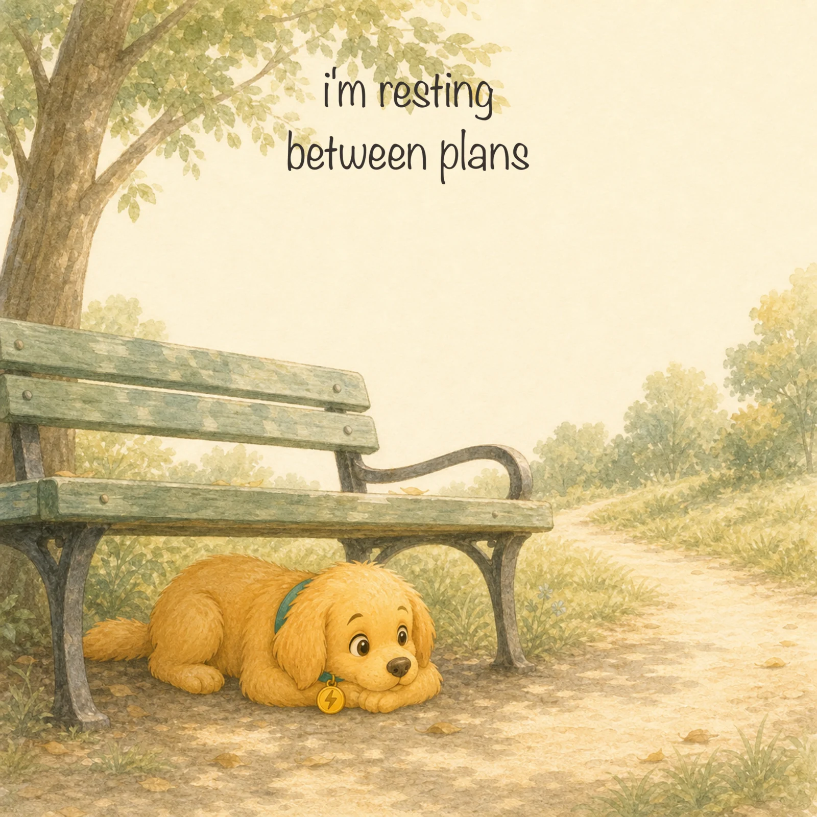 Cover of I'm Resting Between Plans