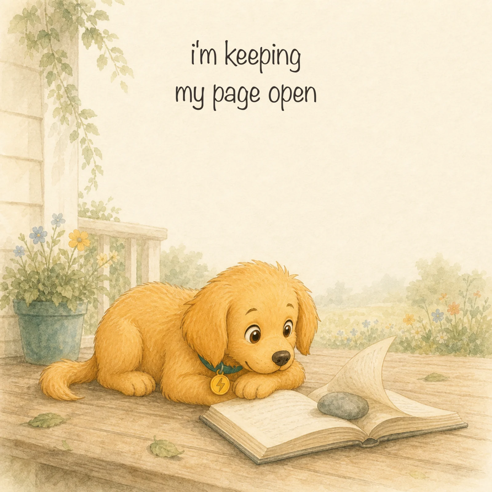 Cover of I'm Keeping My Page Open