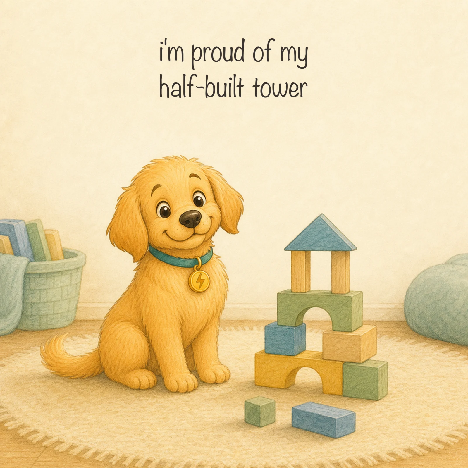 I'm Proud Of My Half-Built Tower, page 1 of 1