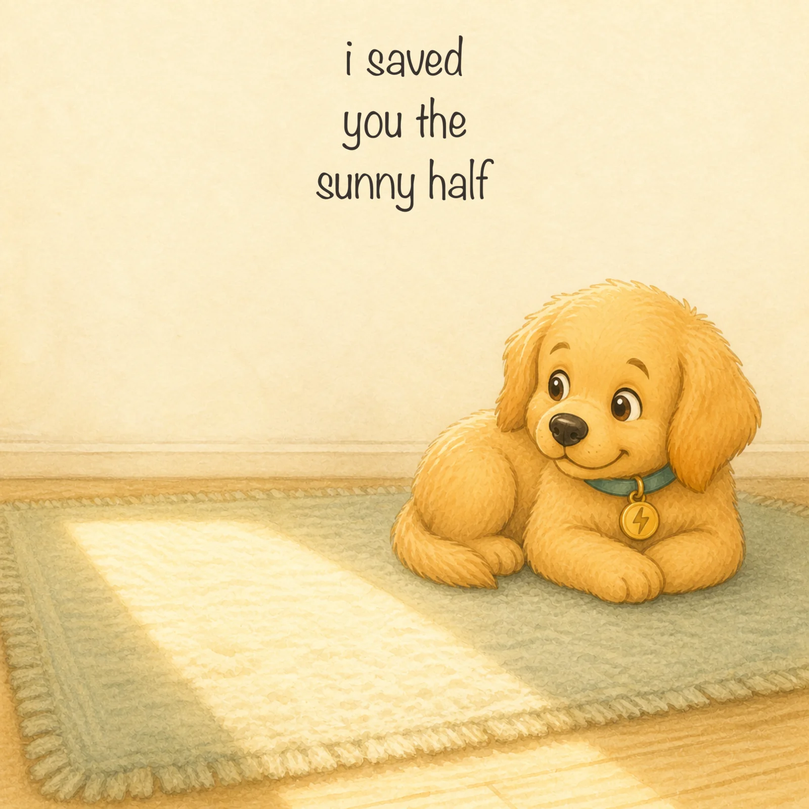 I Saved You The Sunny Half, page 1 of 1